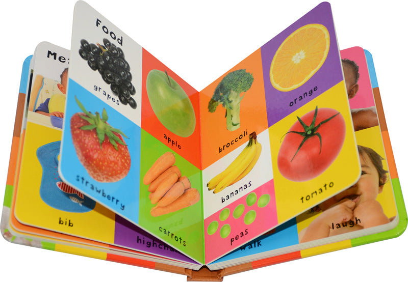 English Original First Words Cardboard Book