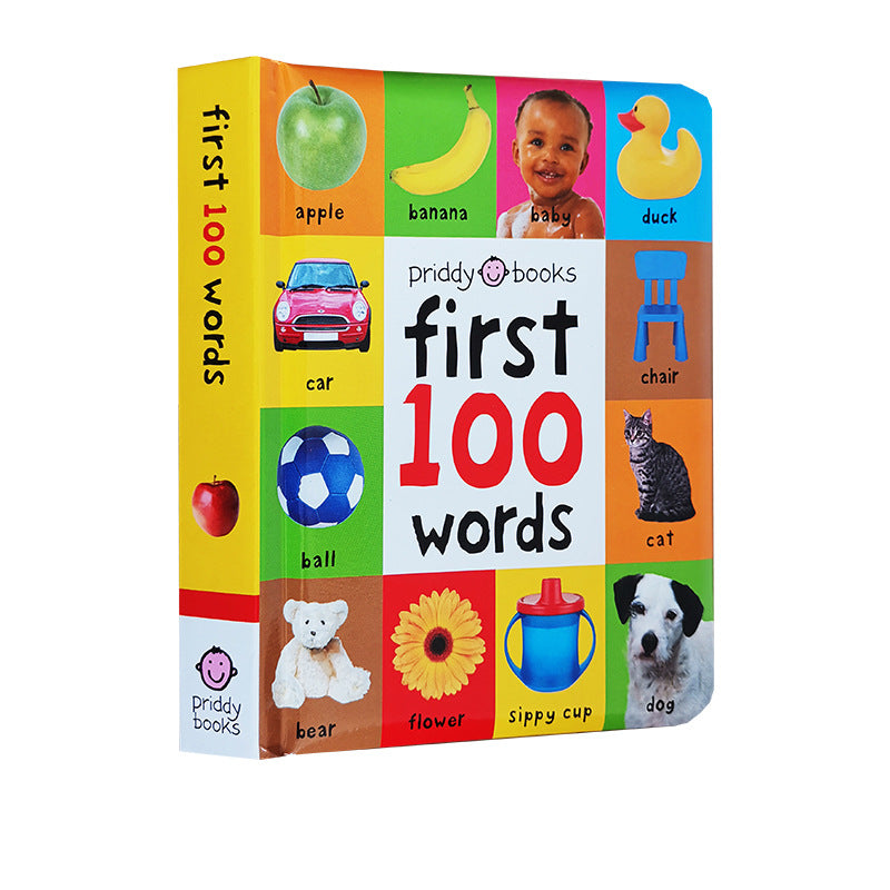 English Original First Words Cardboard Book