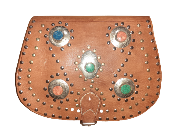 Bolso piedras de colores L