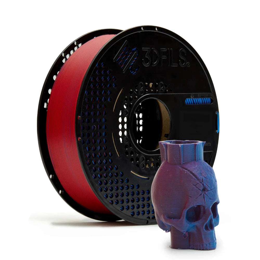 esFil PLA DUAL Rojo - Azul 1Kg 1.75 mm