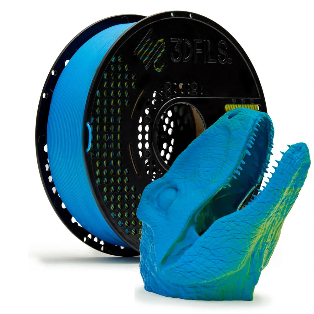 esFil PLA DUAL Azul - Amarillo 1Kg 1.75 mm