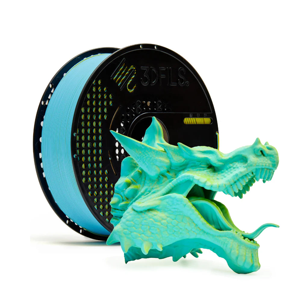 esFil PLA DUAL Azul Cielo - Amarillo 1Kg 1.75 mm