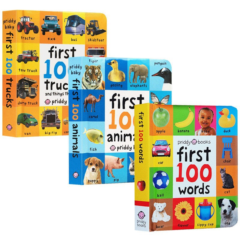 English Original First Words Cardboard Book