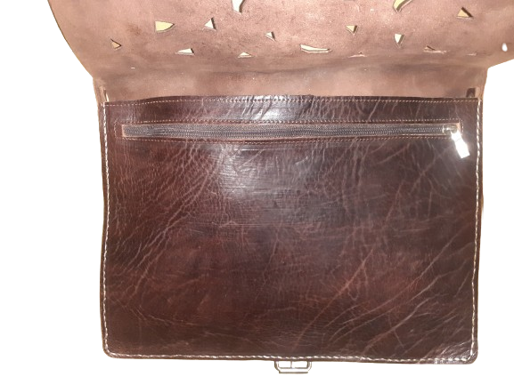 Portrafolio calado camel XL